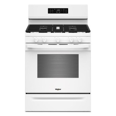 Whirlpool® 30-inch Gas Range with Air Cooking Technology and Steam Clean WFGS4530SW