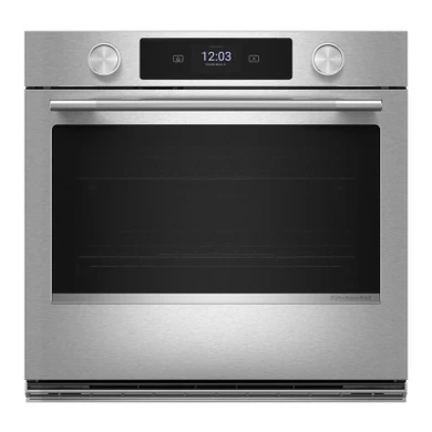 Kitchenaid® 30-inch Smart Electric Single Wall Oven with Intelligent Cooking Camera - PrintShield™ Finish KOES930SPS