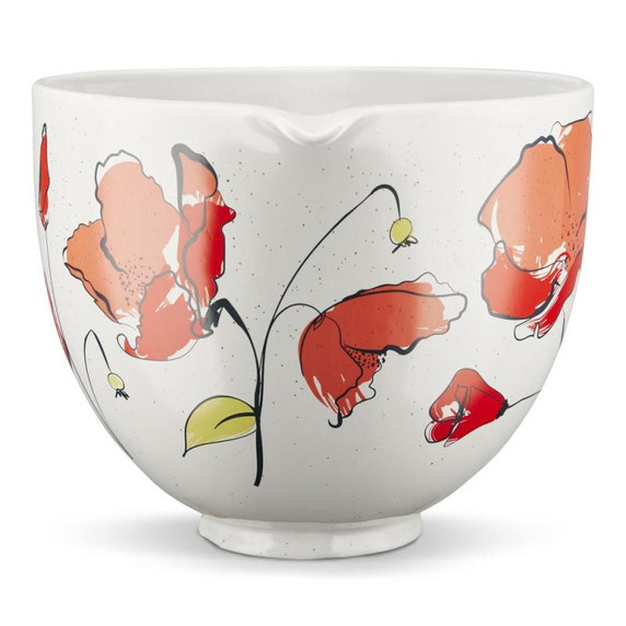 Kitchenaid® 5 Quart Poppy Ceramic Bowl KSM2CB5PPY