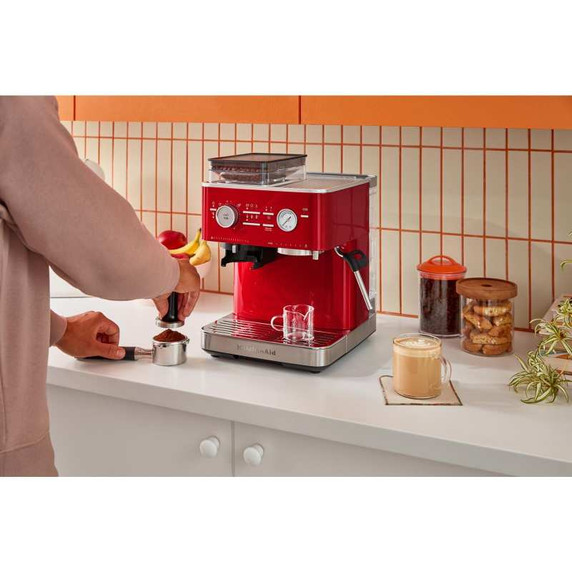 Kitchenaid® Semi Automatic Espresso Machine with Burr Grinder KES6551CA