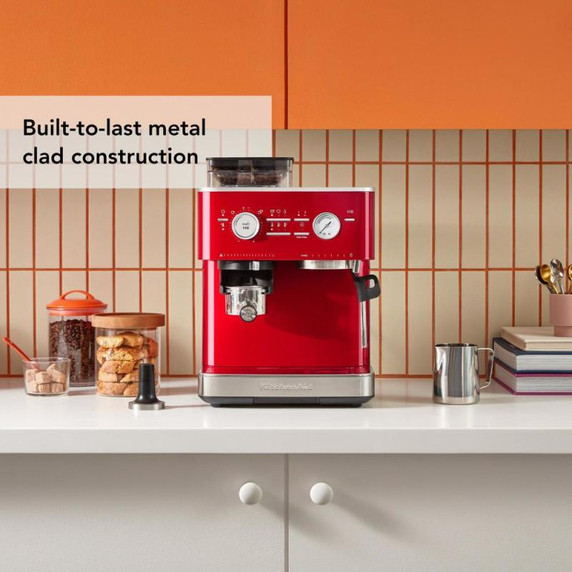 Kitchenaid® Semi Automatic Espresso Machine with Burr Grinder KES6551CA