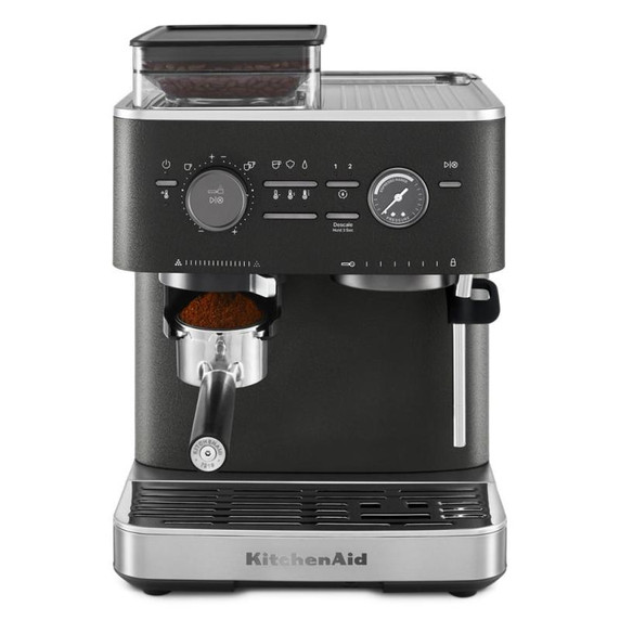 KitchenAid.ca Exclusive Colour - Semi Automatic Espresso Machine with Burr Grinder KES6551BK