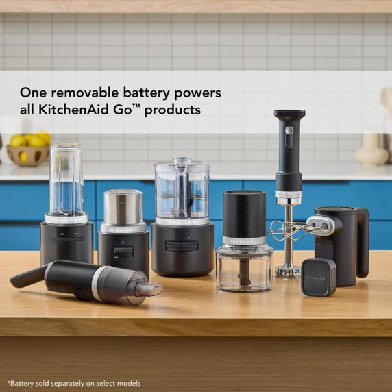 KitchenAid Go™ Cordless Hand Blender with Accessories - battery sold separately KHBRV05BM