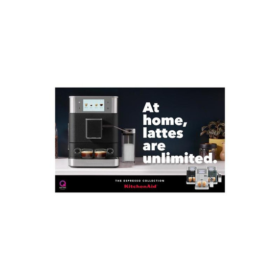Kitchenaid® Fully Automatic Espresso Machine KF8 KES8558BK