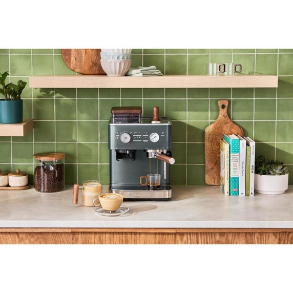 Kitchenaid® Semi Automatic Espresso Machine with Burr Grinder KES6551JP
