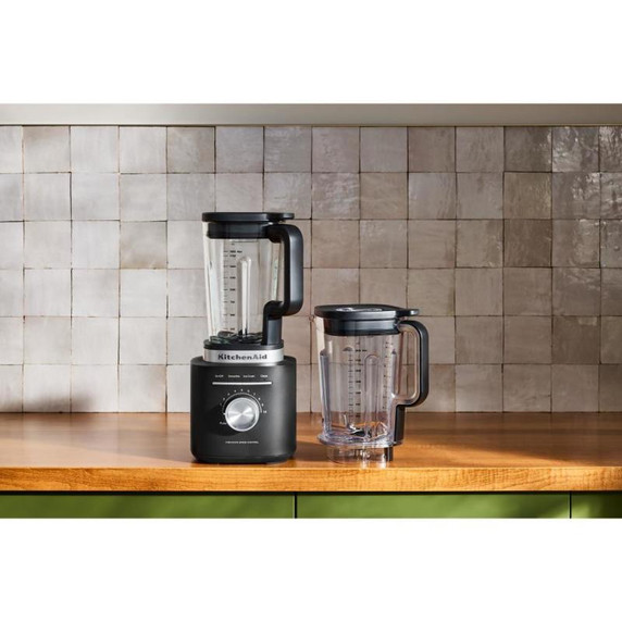 KitchenAid® Pure Power Blender with a 68oz Tritan™ jar  and a 62oz glass jar KSB2076BM