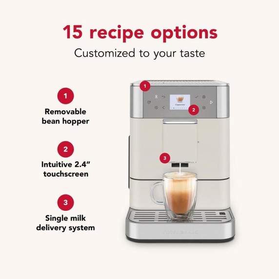 Kitchenaid® Fully Automatic Espresso Machine KF6 KES8556PL