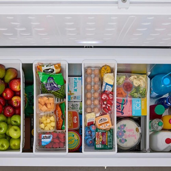 Whirlpool® 19 Cu. Ft. Convertible Chest Freezer with 4 Storage Baskets WZCC5519TW