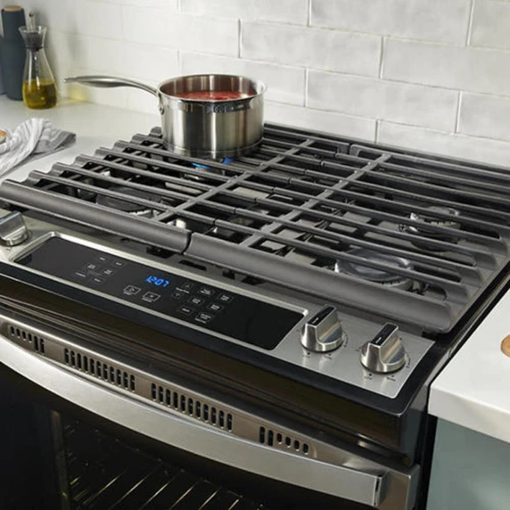 5.0 Cu. Ft. Whirlpool® Gas Range with Frozen Bake™ Technology WEG515S0LS