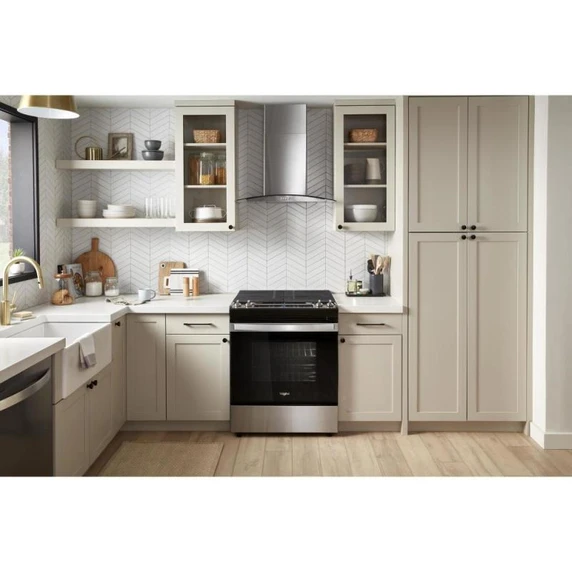 5.0 Cu. Ft. Whirlpool® Gas Range with Frozen Bake™ Technology WEG515S0LS