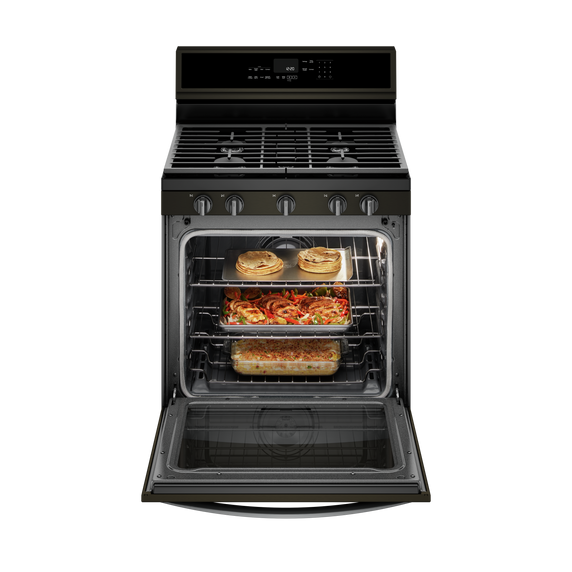 Whirlpool® 5.8 cu. ft. Smart Freestanding Gas Range with EZ-2-Lift™ Grates WFG975H0HV