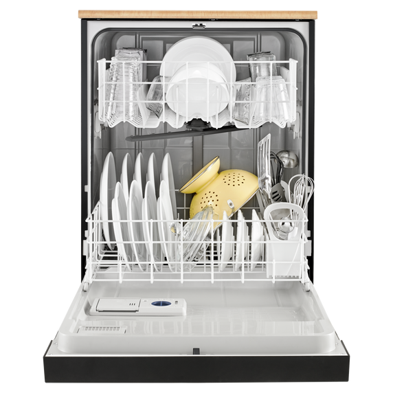 Whirlpool® Heavy-Duty Dishwasher with 1-Hour Wash Cycle WDP370PAHB