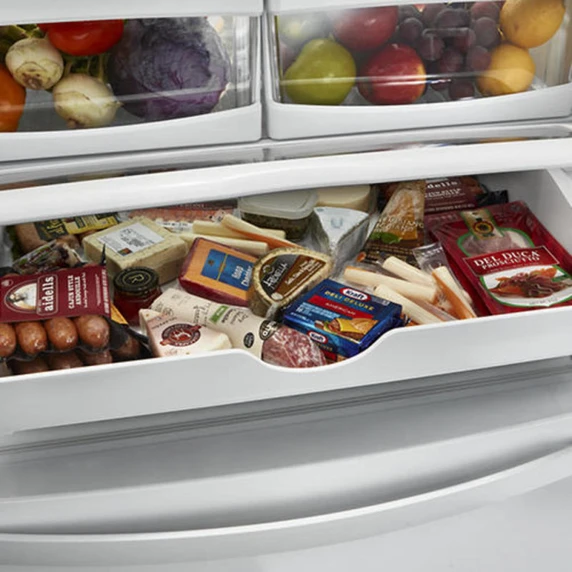 Whirlpool® 33-inch Wide French Door Refrigerator - 22 cu. ft. WRFF5333PV