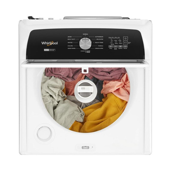 Whirlpool® 5.4 - 5.5 Cu. Ft. Capacity Top Load Washer with Removable Agitator WTW5057LW