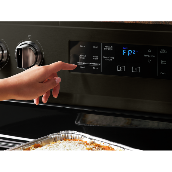 Whirlpool® 6.4 Cu. Ft. Freestanding Electric Range with Frozen Bake™ Technology YWFE775H0HV