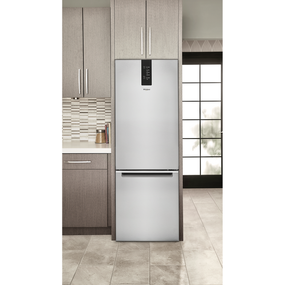 Whirlpool® 24-inch Wide Bottom-Freezer Refrigerator - 12.9 cu. ft. WRB543CMJZ