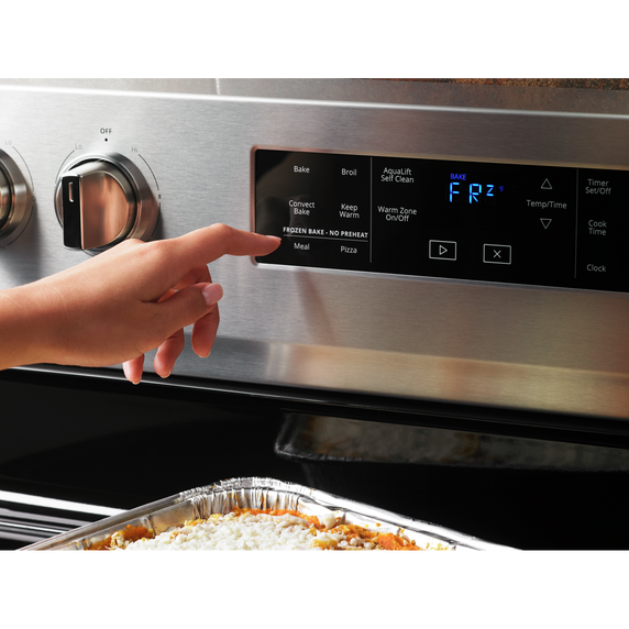 Whirlpool® 6.4 Cu. Ft. Freestanding Electric Range with Frozen Bake™ Technology YWFE775H0HZ