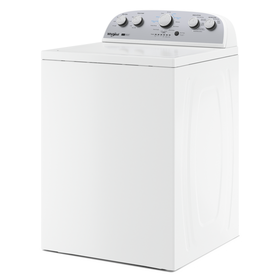 4.4–4.5 Cu. Ft. Whirlpool® Top Load Washer with Removable Agitator WTW4957PW