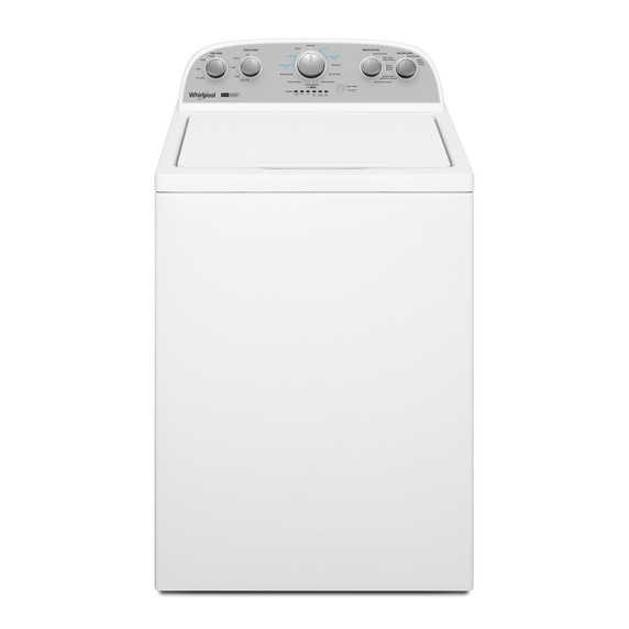 4.4–4.5 Cu. Ft. Whirlpool® Top Load Washer with Removable Agitator WTW4957PW