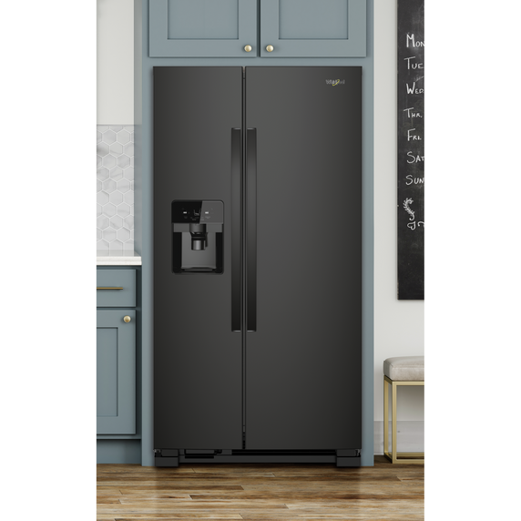 Whirlpool® 33-inch Wide Side-by-Side Refrigerator - 21 cu. ft. WRS331SDHB