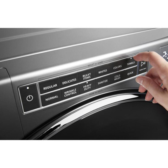 Whirlpool® 5.8 cu. ft. I.E.C. Front Load Washer with Load & Go™ XL Dispenser WFW8620HC