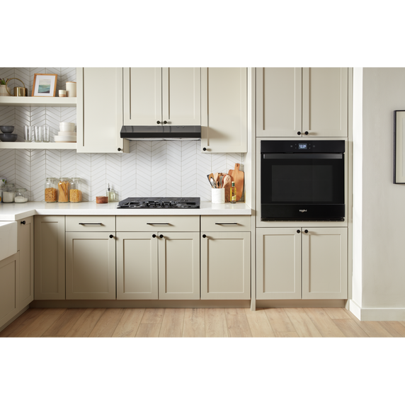 Whirlpool® 4.3 Cu. Ft. Single Wall Oven with Air Fry When Connected WOES5027LB