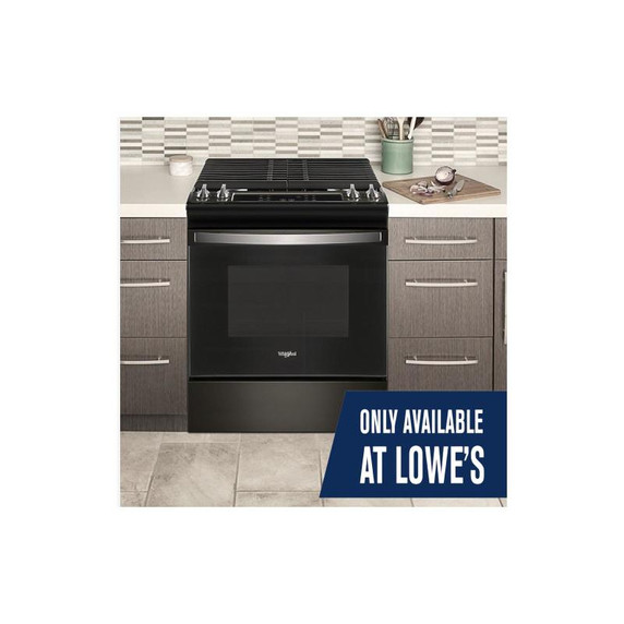 5.0 Cu. Ft. Whirlpool® Gas Range with Frozen Bake™ Technology WEG515S0LV 5.0 Cu. Ft. Whirlpool® Gas Range with Frozen Bake™ Technology WEG515S0LV