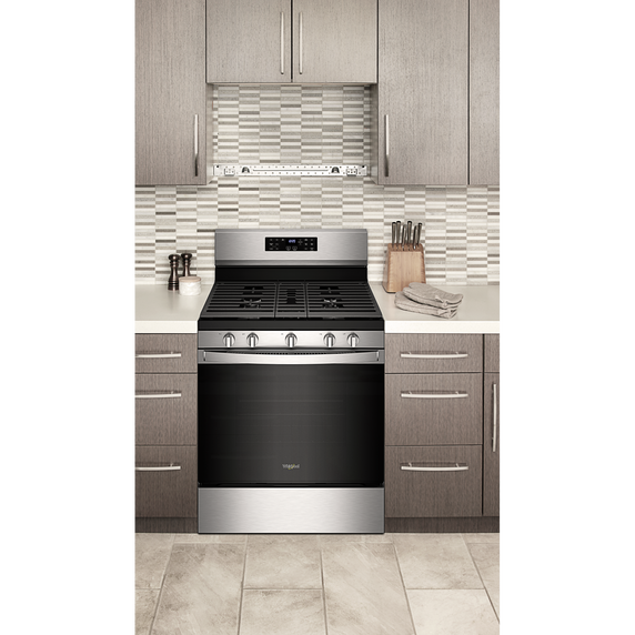 5.0 Cu. Ft. Whirlpool® Gas 5-in-1 Air Fry Oven WFG550S0LZ