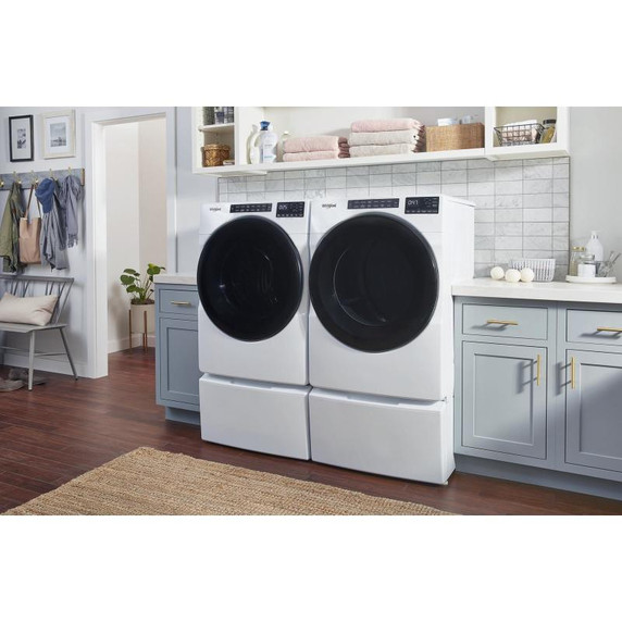 Whirlpool® 15.5" (39.4 cm) Pedestal for Front Load Washer and Dryer with Storage WFP2715HW