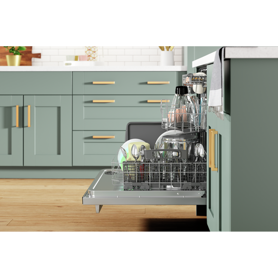 Whirlpool® Fingerprint Resistant Quiet Dishwasher with 3rd Rack & Large Capacity WDTA80SAKZ