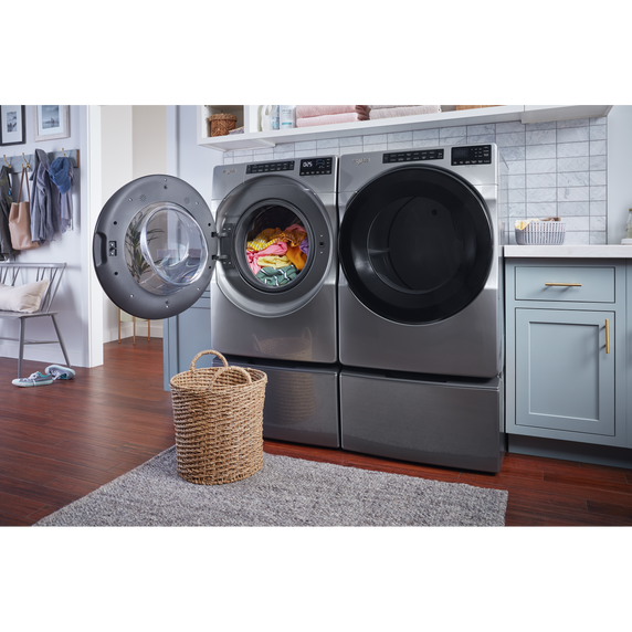 Whirlpool® 5.8 Cu. Ft. Front Load Washer with Quick Wash Cycle WFW6605MC