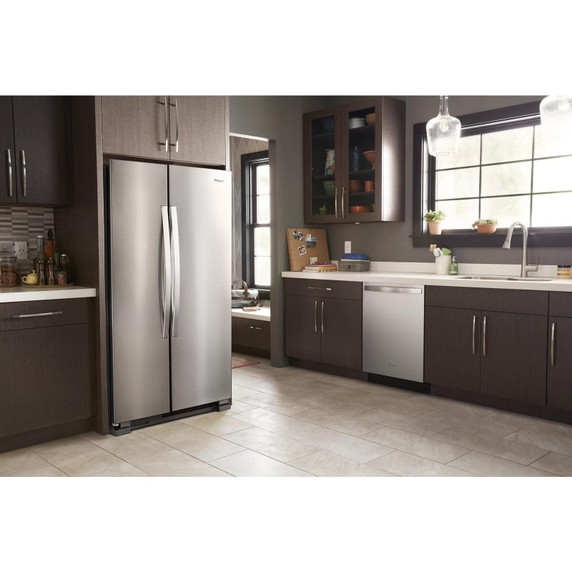 Whirlpool® 36-inch Wide Side-by-Side Refrigerator - 25 cu. ft. WRS315SNHM