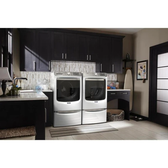 Maytag® Smart Front Load Electric Dryer with Extra Power and Advanced Moisture Sensing with industry-exclusive extra moisture sensor - 7.3 cu. ft. YMED8630HW