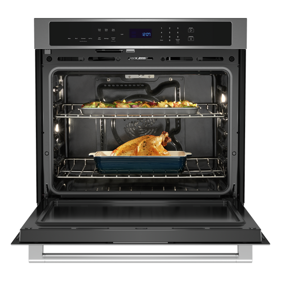 Maytag® 27-inch Single Wall Oven with Air Fry and Basket - 4.3 cu. ft. MOES6027LZ