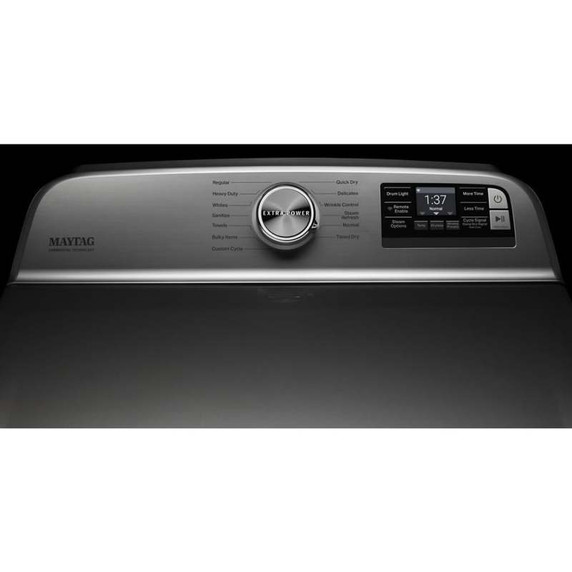 Maytag® Smart Top Load Gas Dryer with Extra Power Button - 7.4 cu. ft. MGD7230HC