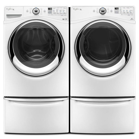 Maytag® 15.5" (39.4 cm) Pedestal for Front Load Washer and Dryer with Storage XHPC155XW