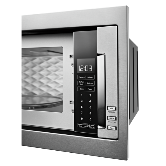 Kitchenaid® 900 Watt Built-In Low Profile Microwave with Slim Trim Kit YKMBT5011KS