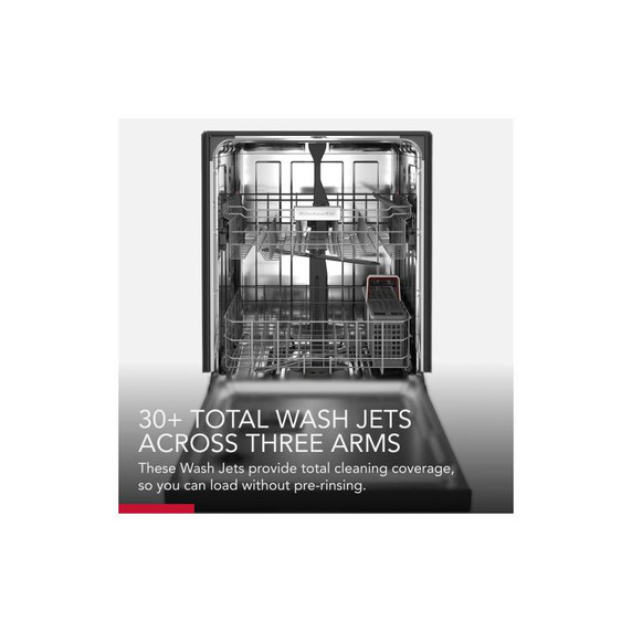 Kitchenaid® 47 dBA Two-Rack Dishwasher in PrintShield™ Finish with ProWash™ Cycle KDFE104KPS