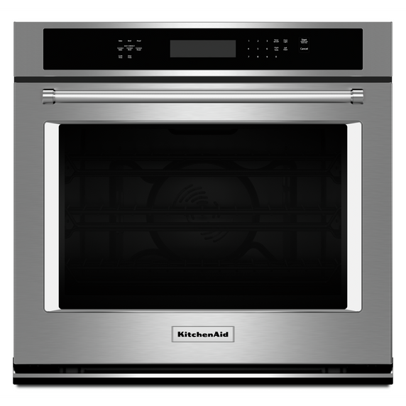 Kitchenaid® 30 Single Wall Oven with Even-Heat™ True Convection KOSE500ESS