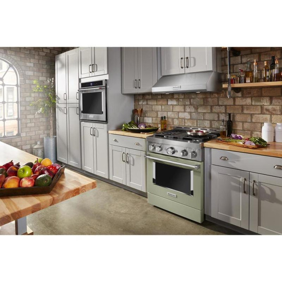 Kitchenaid® 30" 585 CFM Motor Class Commercial-Style Under-Cabinet Range Hood System KVUC600KSS