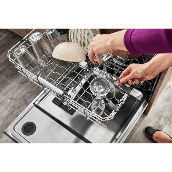 Kitchenaid® 44 dBA Dishwasher in PrintShield™ Finish with FreeFlex™ Third Rack KDTM404KPS