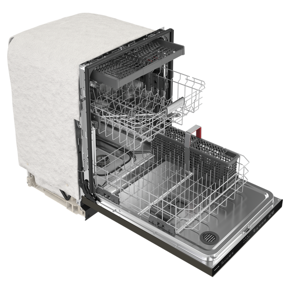 KitchenAid® 39 dBA Dishwasher in PrintShield™ Finish with Third Level Utensil Rack KDTE204KBS