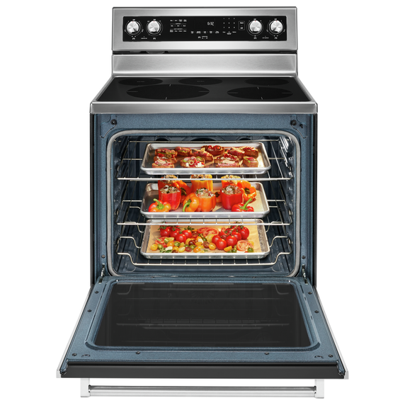 Kitchenaid® 30-Inch 5-Element Electric Convection Range YKFEG500ESS