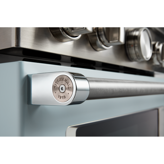 KitchenAid® 30'' Smart Commercial-Style Dual Fuel Range with 4 Burners KFDC500JMB