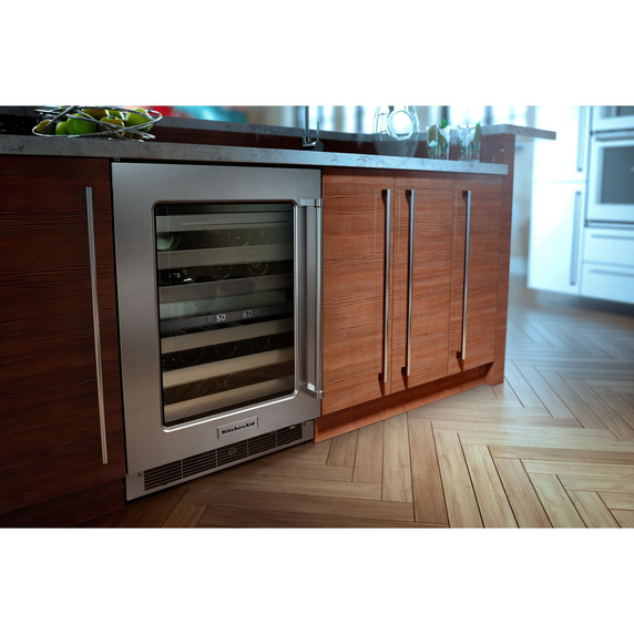 Kitchenaid® 30 Combination Wall Oven with Even-Heat™  True Convection (Lower Oven) KOCE500ESS