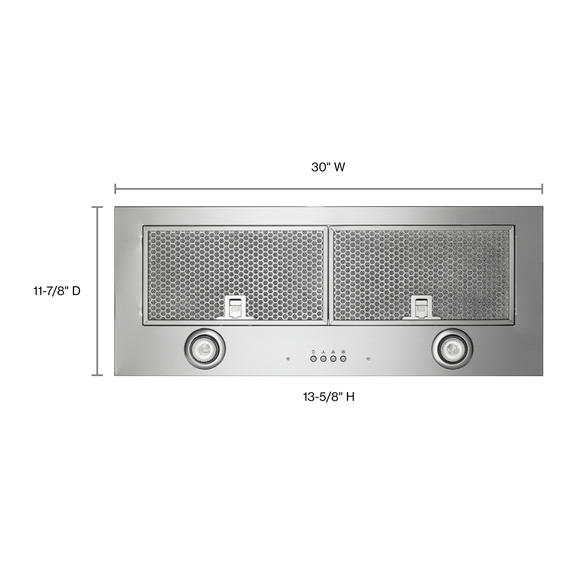 30 400 CFM Motor Class Custom Hood Liner UVL5430JSS