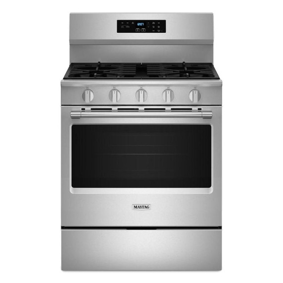 Maytag® 30-Inch Convection Gas Range With No Preheat Air Fry and Air Baking - 5.0 Cu. Ft. MFGS6030RZ
