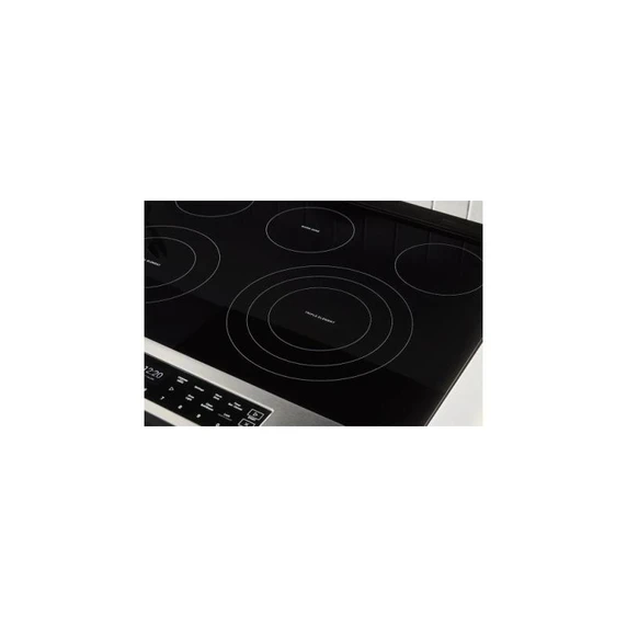 Whirlpool® 30-inch Smart Slide in Electric Range with True Convection, No Preheat Air Fry, WipeClean™ Coating, Steam/Self Clean and High Speed Preheat YWSES7530RZ
