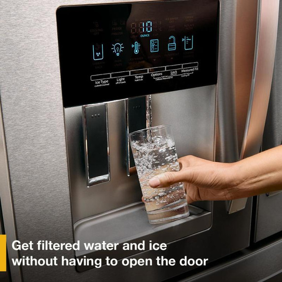 Whirlpool® 36-Inch Wide French Door Bottom Mount Refrigerator - 25 cu. ft. WRMF3636RV