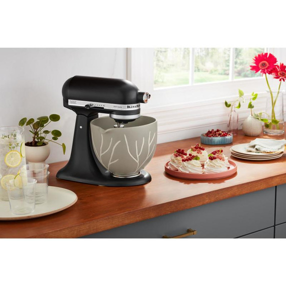 Kitchenaid® 5 Quart Bare Leaves Ceramic Bowl KSM2CB5BL Kitchenaid® 5 Quart Bare Leaves Ceramic Bowl KSM2CB5BL